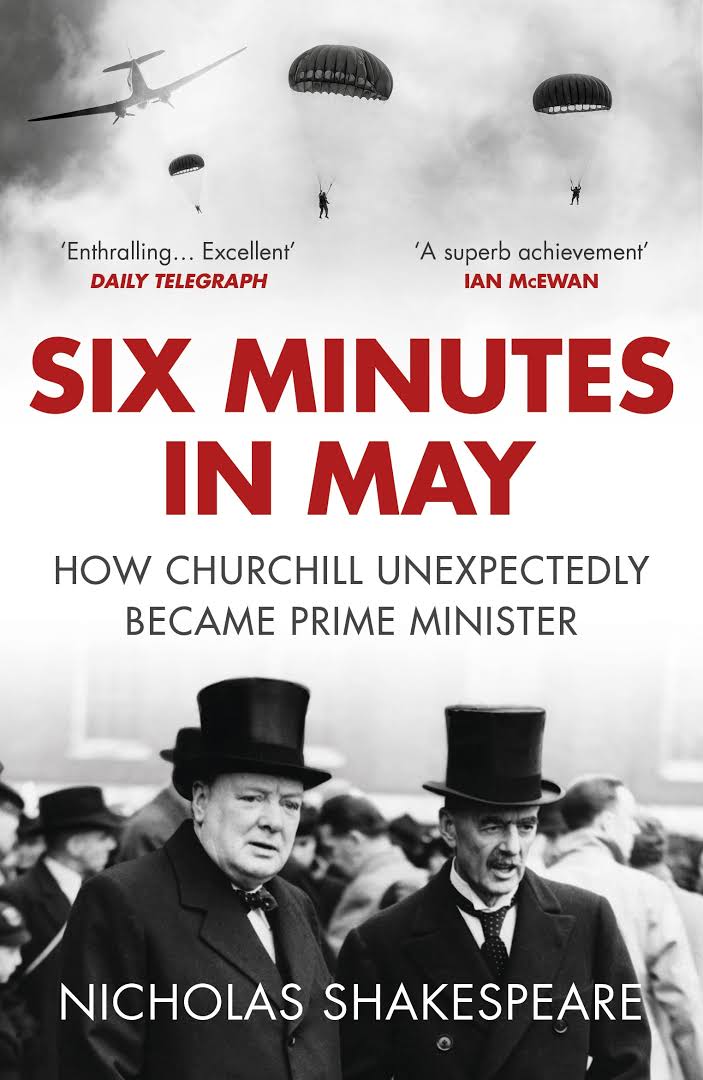 עטיפת הספר "שש דקות במאי: כיצד צ'רצ'יל התמנה במפתיע לראש ממשלה"